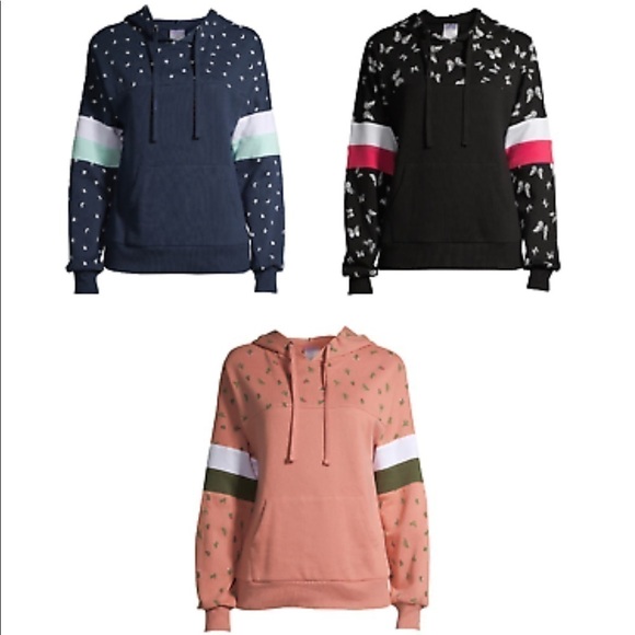 No Boundaries Size Small Blue Star Hoodie - Picture 4 of 8